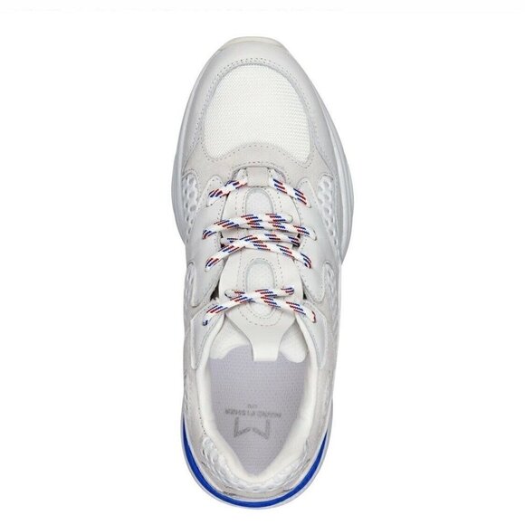 Marc Fisher LTD Nella White Leather Sneaker Shoes 10 - Picture 5 of 8